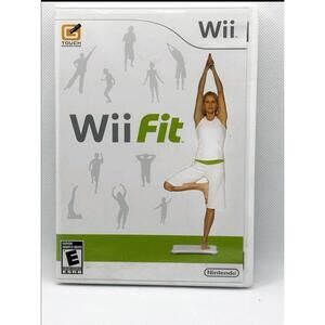 Wii Fit Game For Wii with Instruction Booklet & Case Pre-owned